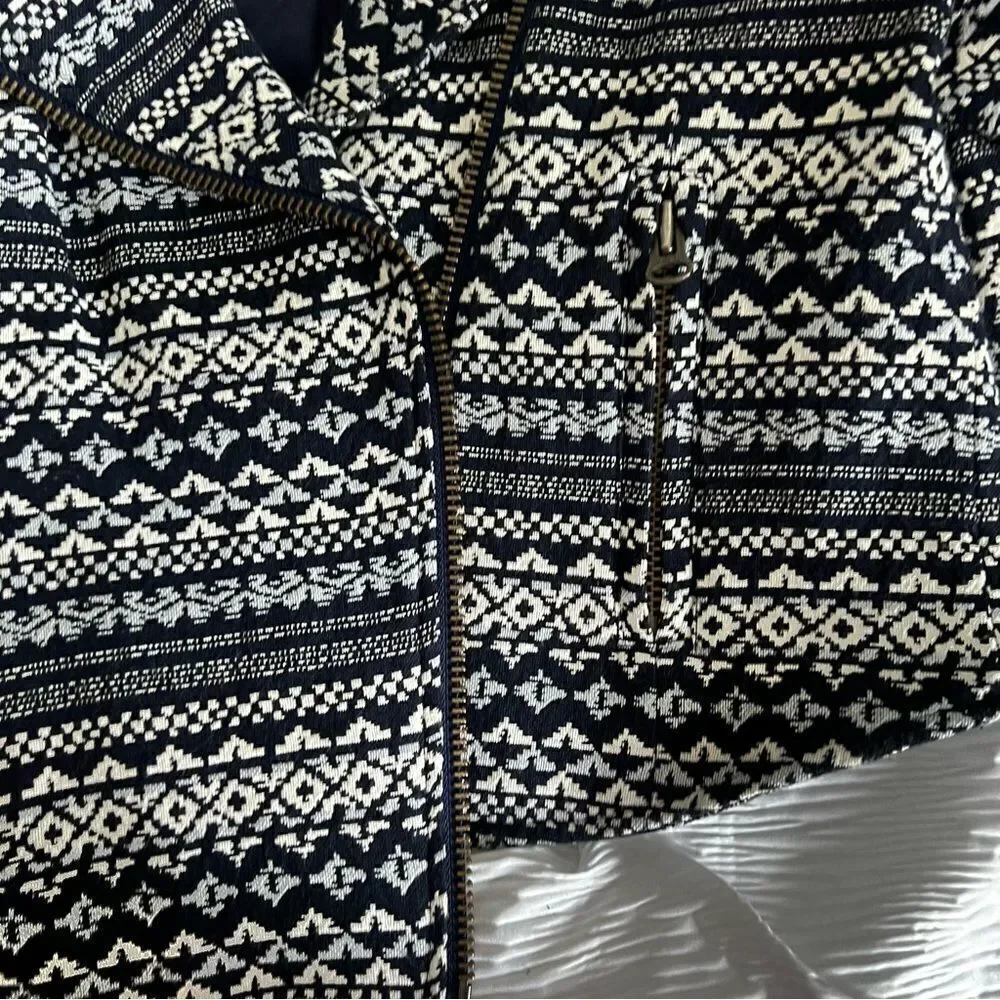 Joie Moto Asymmetrical Zip Jacket size M